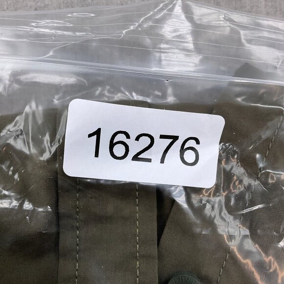 Southpole Shirt Men 6XB Green Camp Casual Zip Streetwear Short Sleeve Flaws - Picture 12 of 12